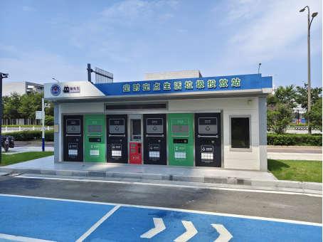 江苏智能分类垃圾房，清洁小屋，垃圾分类收集点生产厂家